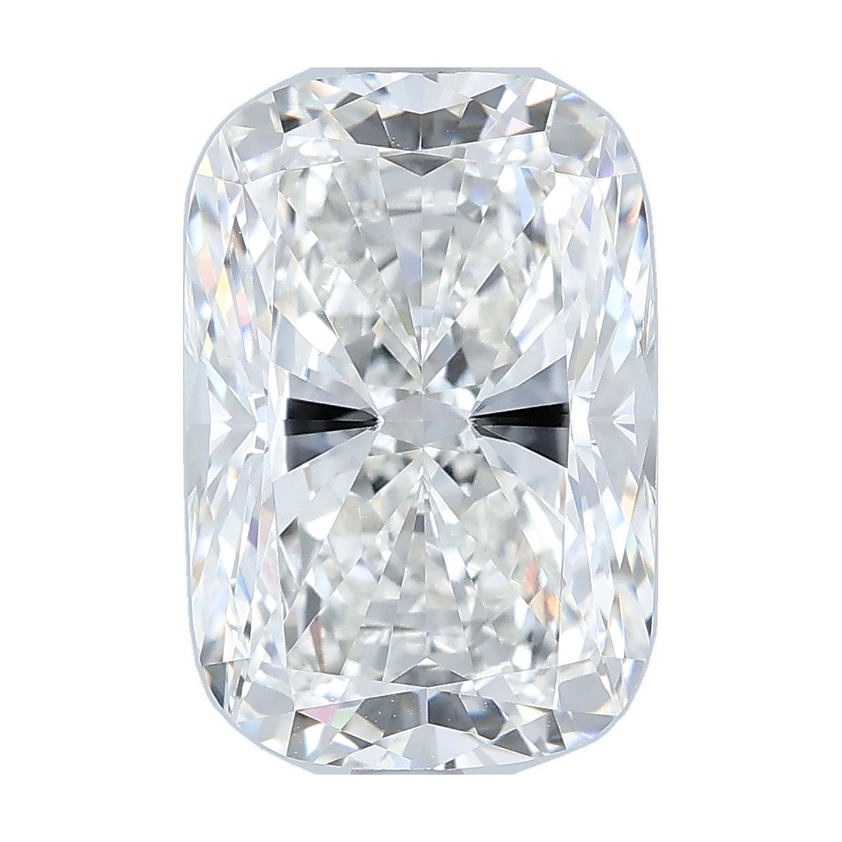 4.09 ct elongated cushion lab-grown diamond, G color, VVS2 clarity, IGI certified, still from its 360° video