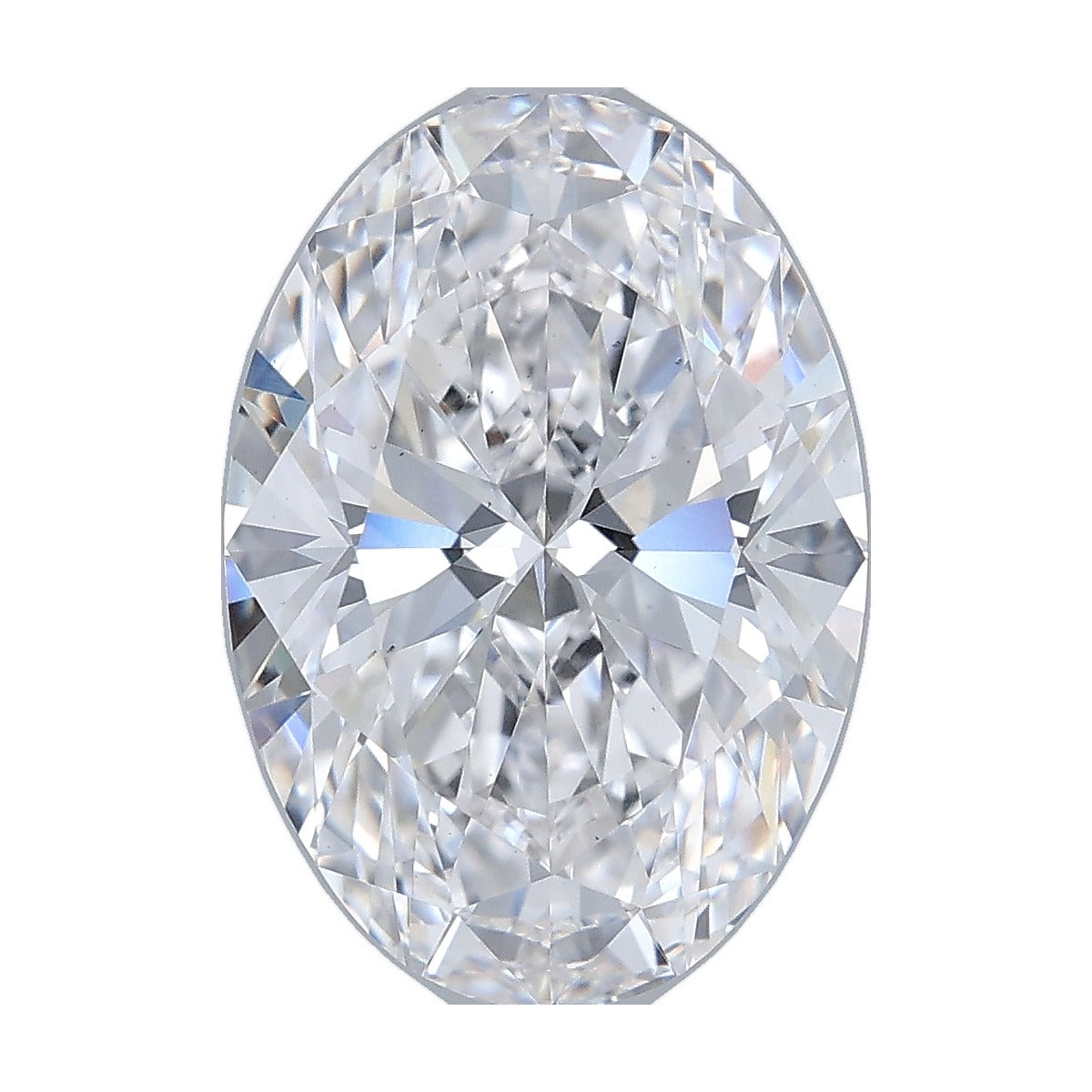 4.09 ct oval lab-grown diamond, D color, VS1 clarity, IGI certified, still from its 360° video