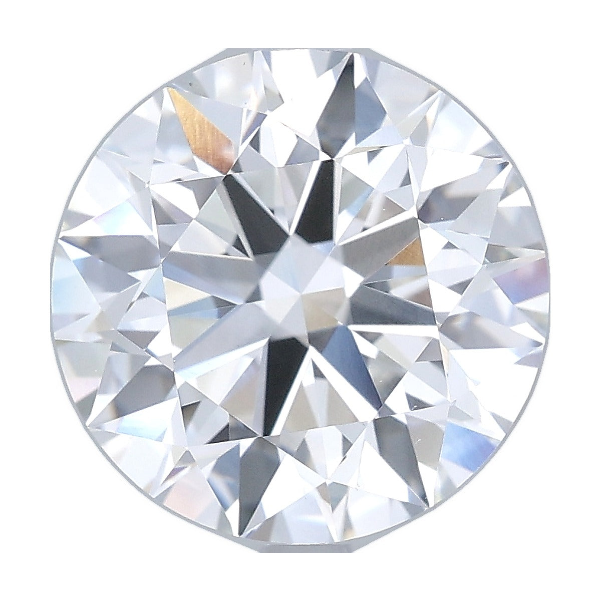 4.11 ct round lab-grown diamond, F color, VS1 clarity, GIA certified, still from its 360° video