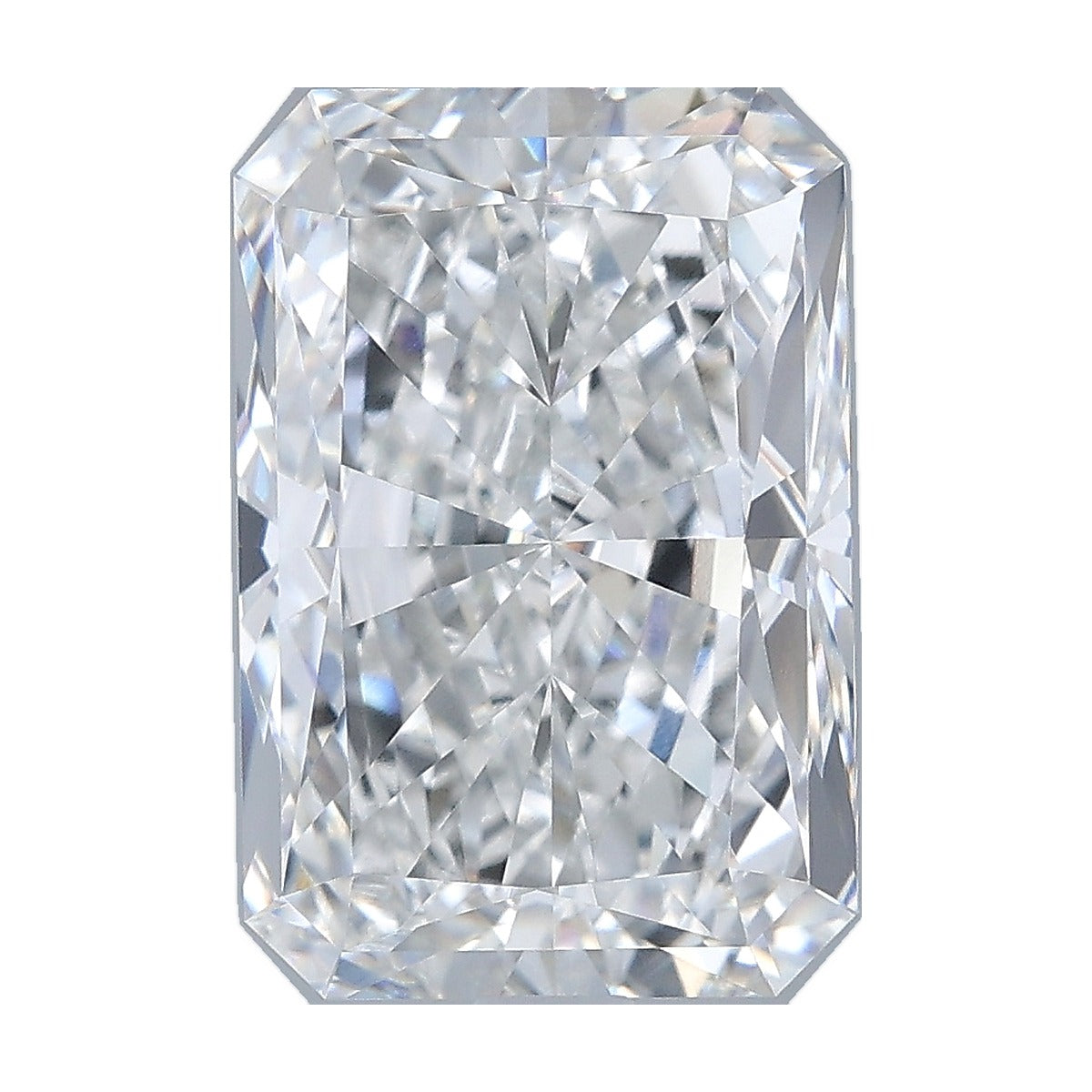 4.28 ct radiant lab-grown diamond, E color, VVS2 clarity, IGI certified, still from its 360° video