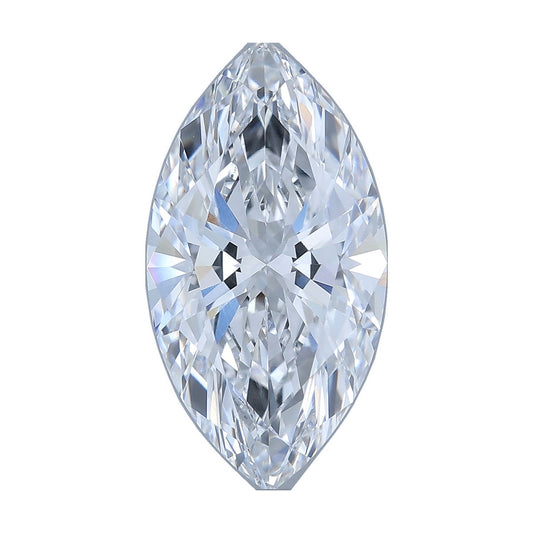 4.50 ct marquise lab-grown diamond, D color, VVS2 clarity, IGI certified, still from its 360° video