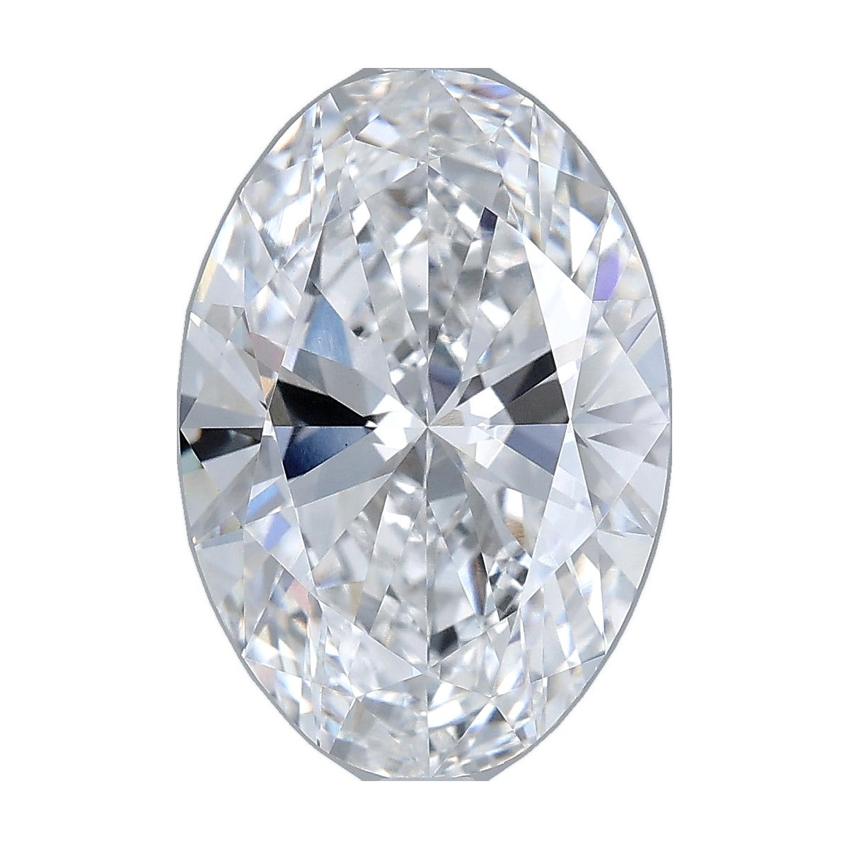 4.51 ct oval lab-grown diamond, D color, VVS2 clarity, IGI certified, still from its 360° video