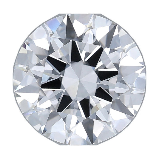 4.51 ct round lab-grown diamond, D color, VVS2 clarity, IGI certified, still from its 360° video