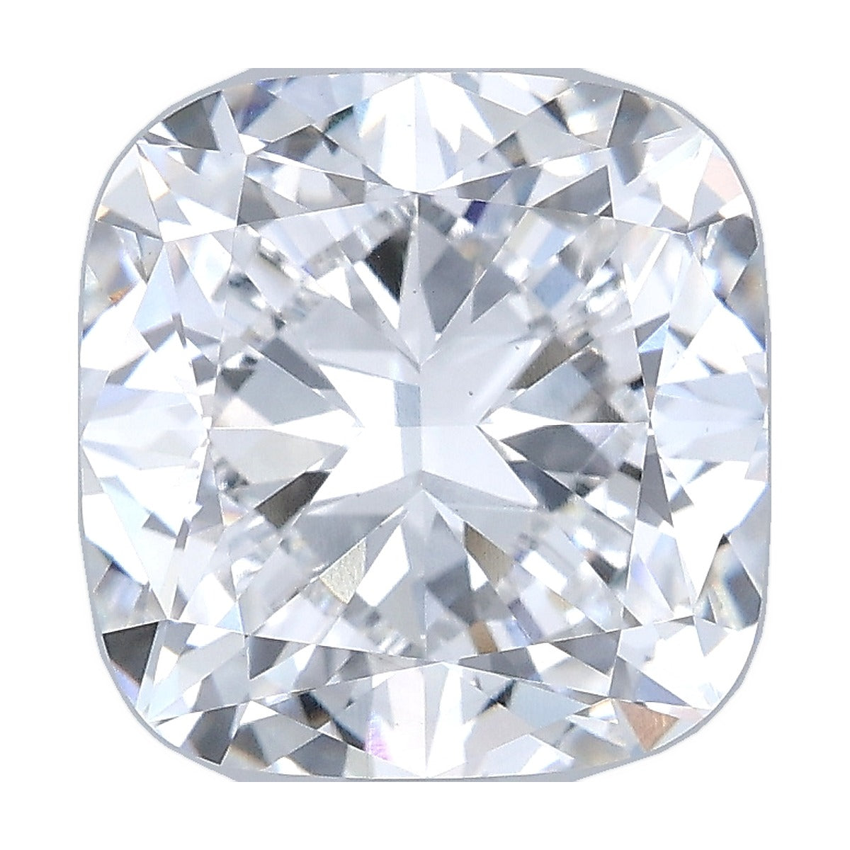 4.52 ct cushion lab-grown diamond, D color, VS1 clarity, IGI certified, still from its 360° video
