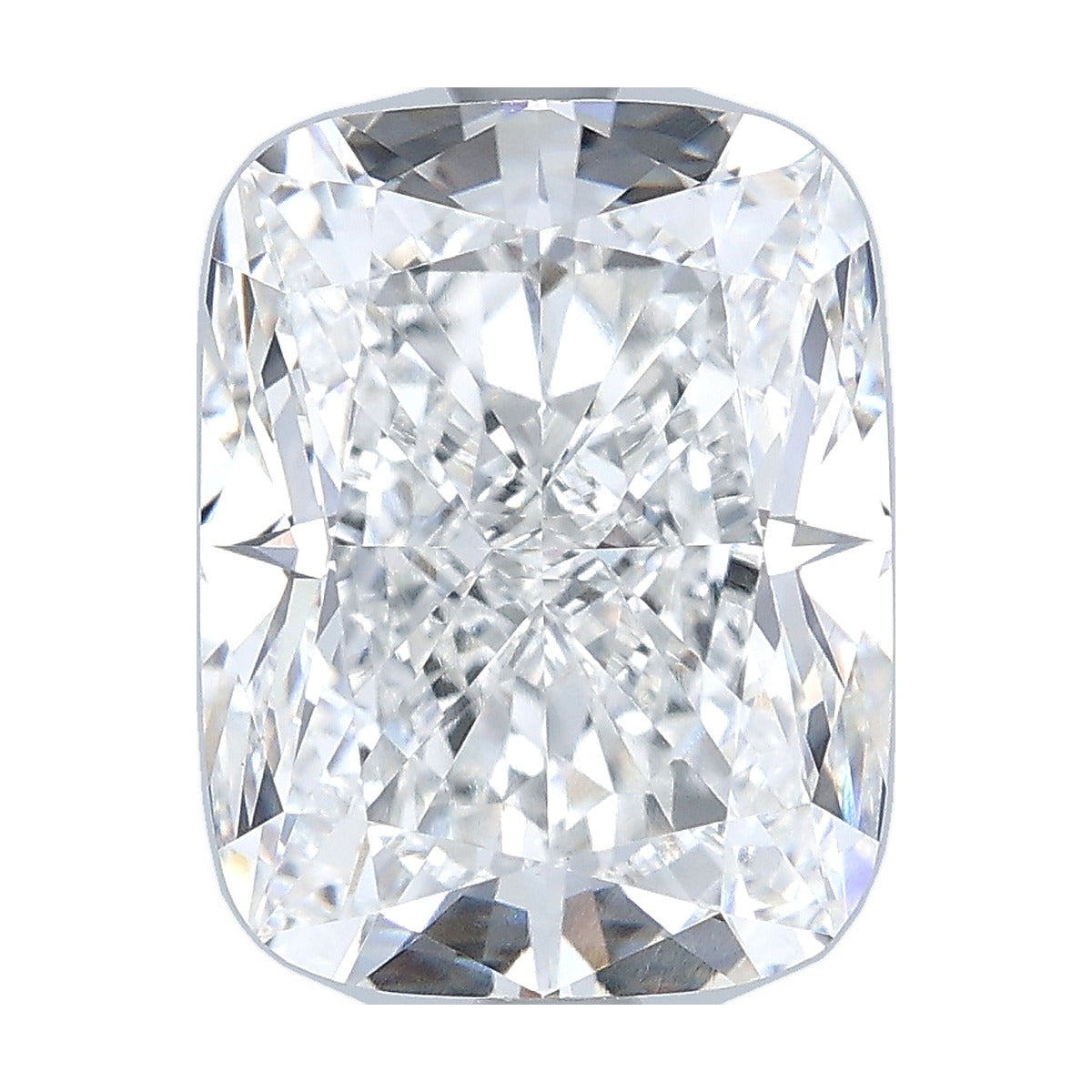 4.52 ct elongated cushion lab-grown diamond, E color, VVS2 clarity, IGI certified, still from its 360° video