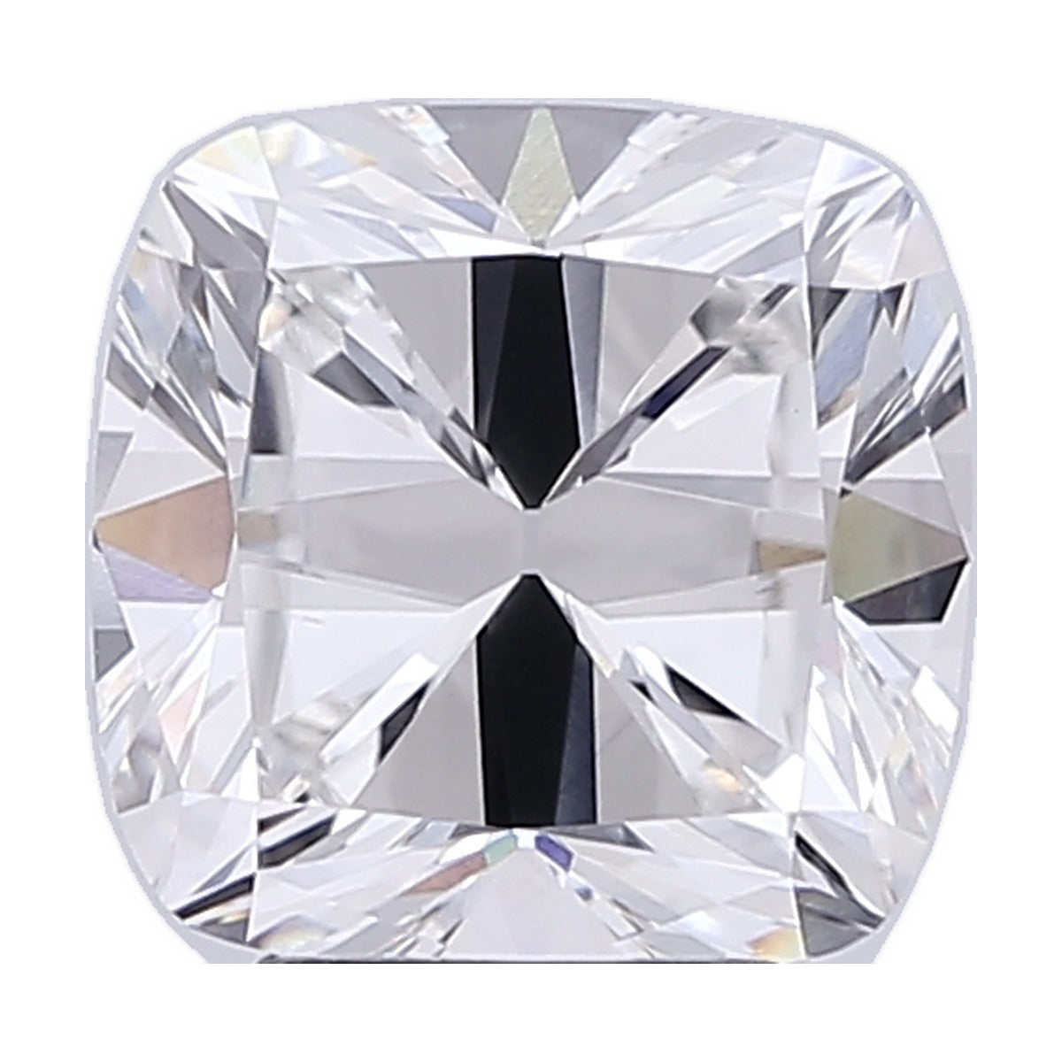 4.52 ct old mine cushion lab-grown diamond, F color, VS1 clarity, IGI certified, still from its 360° video