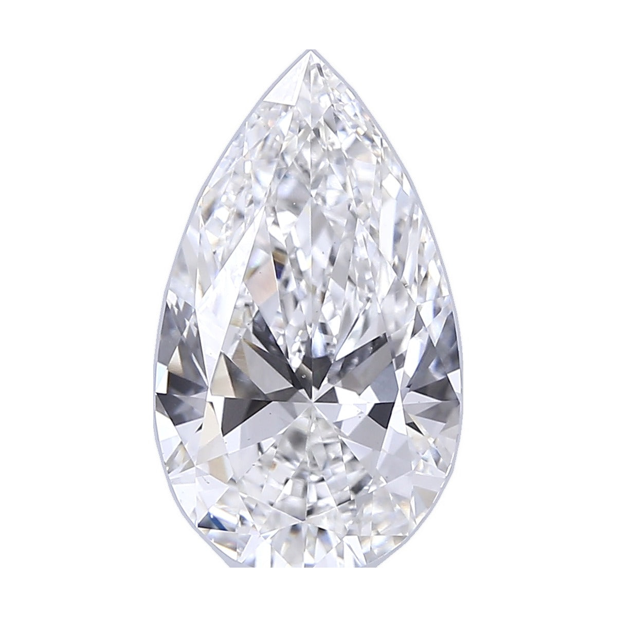 4.52 ct pear lab-grown diamond, F color, VS1 clarity, IGI certified, still from its 360° video