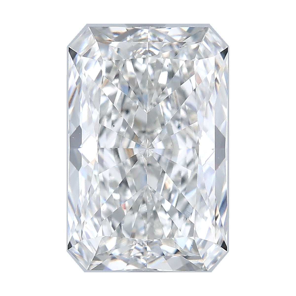 4.52 ct radiant lab-grown diamond, F color, VS1 clarity, IGI certified, still from its 360° video