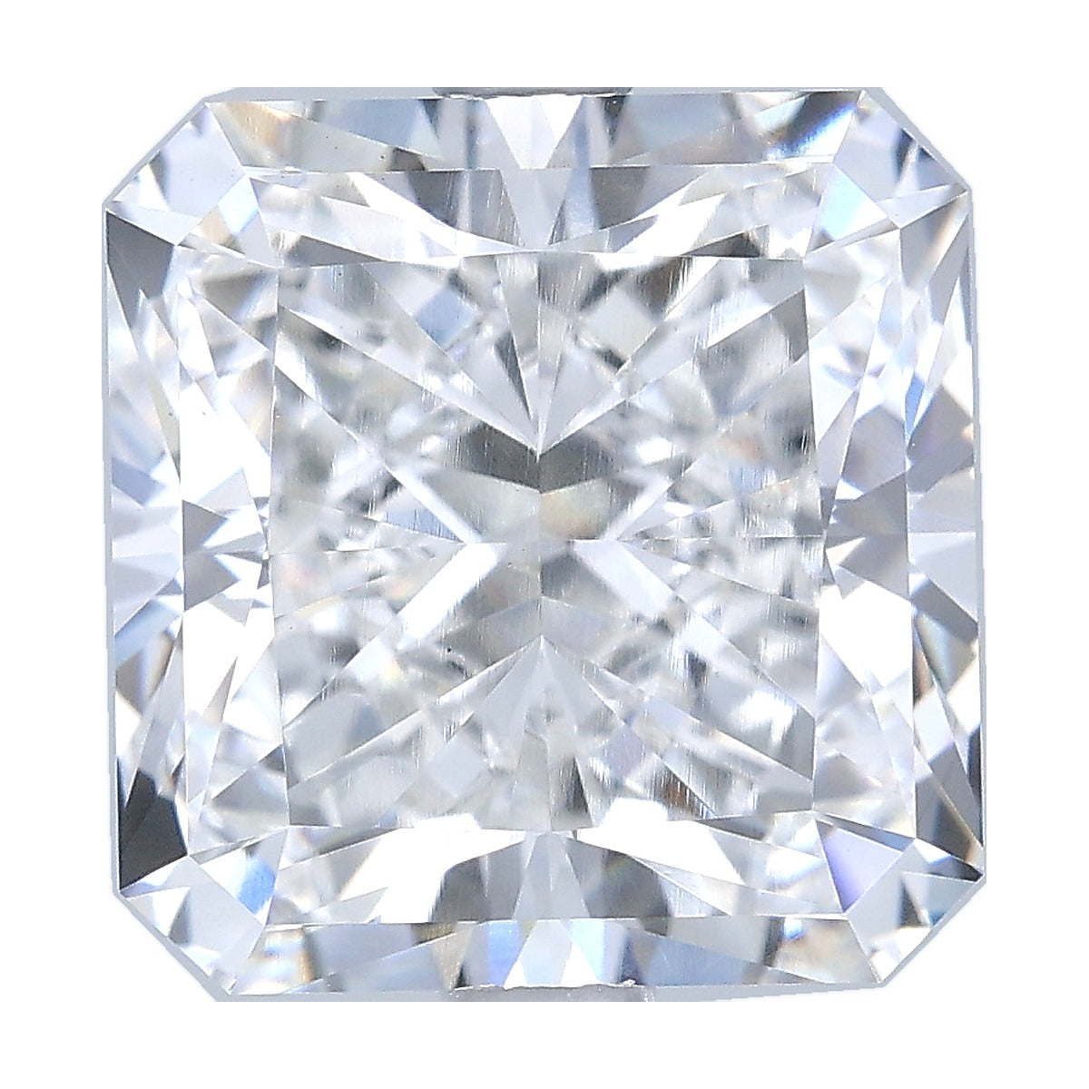 4.52 ct square radiant lab-grown diamond, F color, VS1 clarity, GIA certified, still from its 360° video