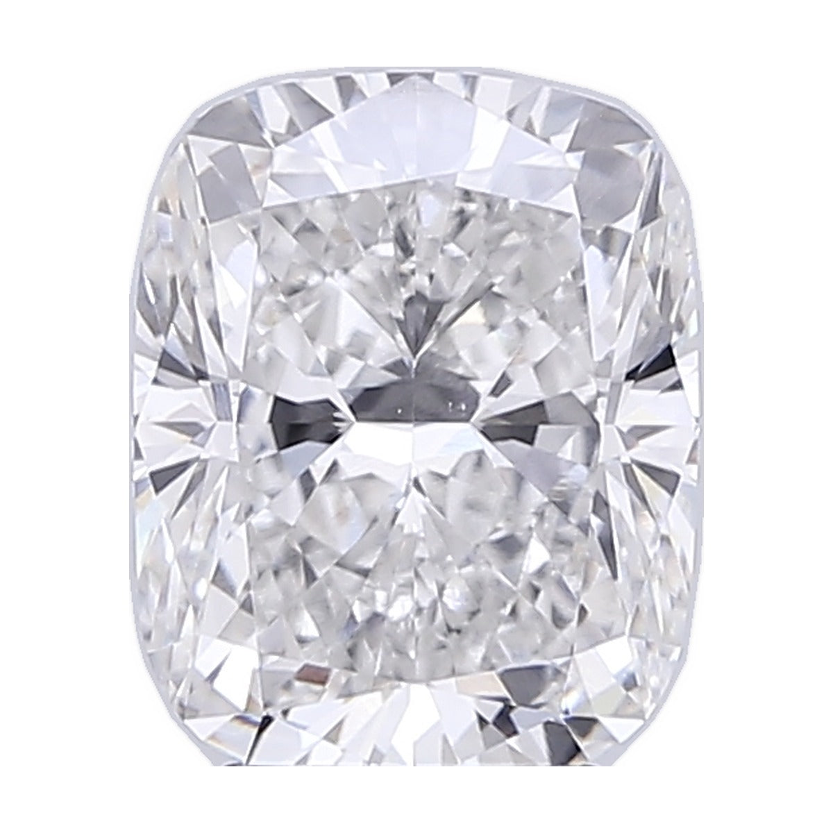 4.53 ct elongated cushion lab-grown diamond, F color, VVS2 clarity, IGI certified, still from its 360° video