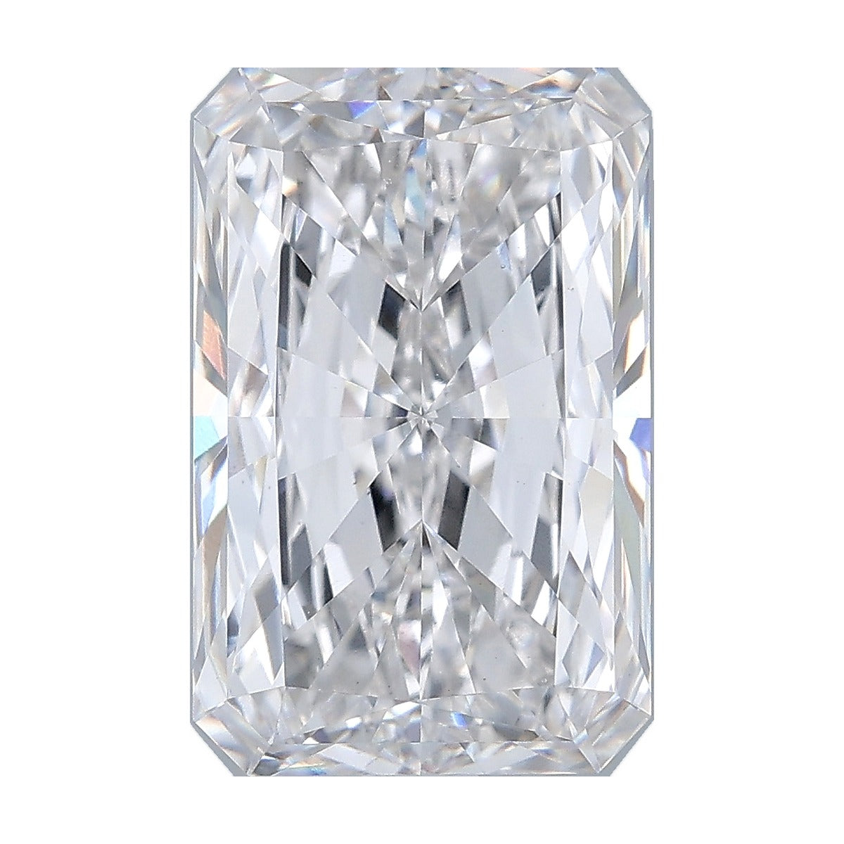 4.53 ct radiant lab-grown diamond, F color, VS1 clarity, IGI certified, still from its 360° video