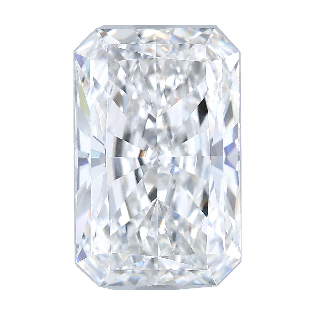 4.54 ct radiant lab-grown diamond, E color, VVS2 clarity, GIA certified, still from its 360° video