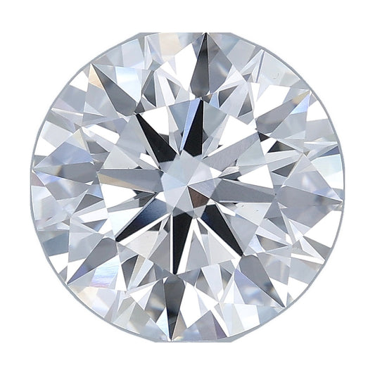 4.54 ct round lab-grown diamond, D color, VS1 clarity, IGI certified, still from its 360° video