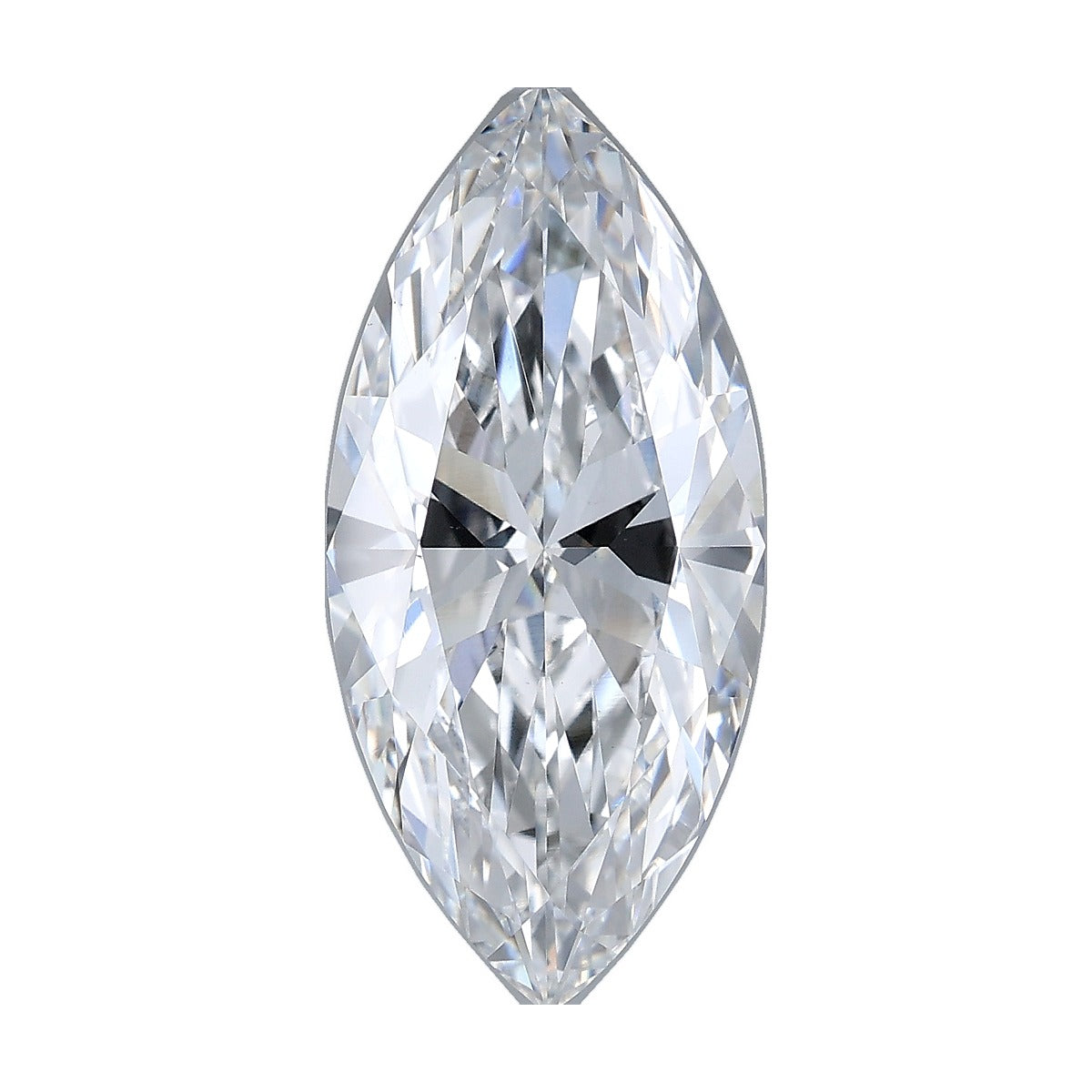 4.55 ct marquise lab-grown diamond, E color, VS1 clarity, IGI certified, still from its 360° video