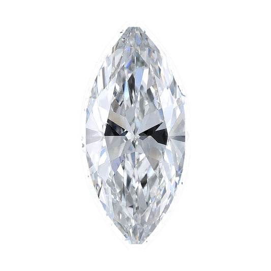 4.55 ct marquise lab-grown diamond, E color, VS1 clarity, IGI certified, still from its 360° video