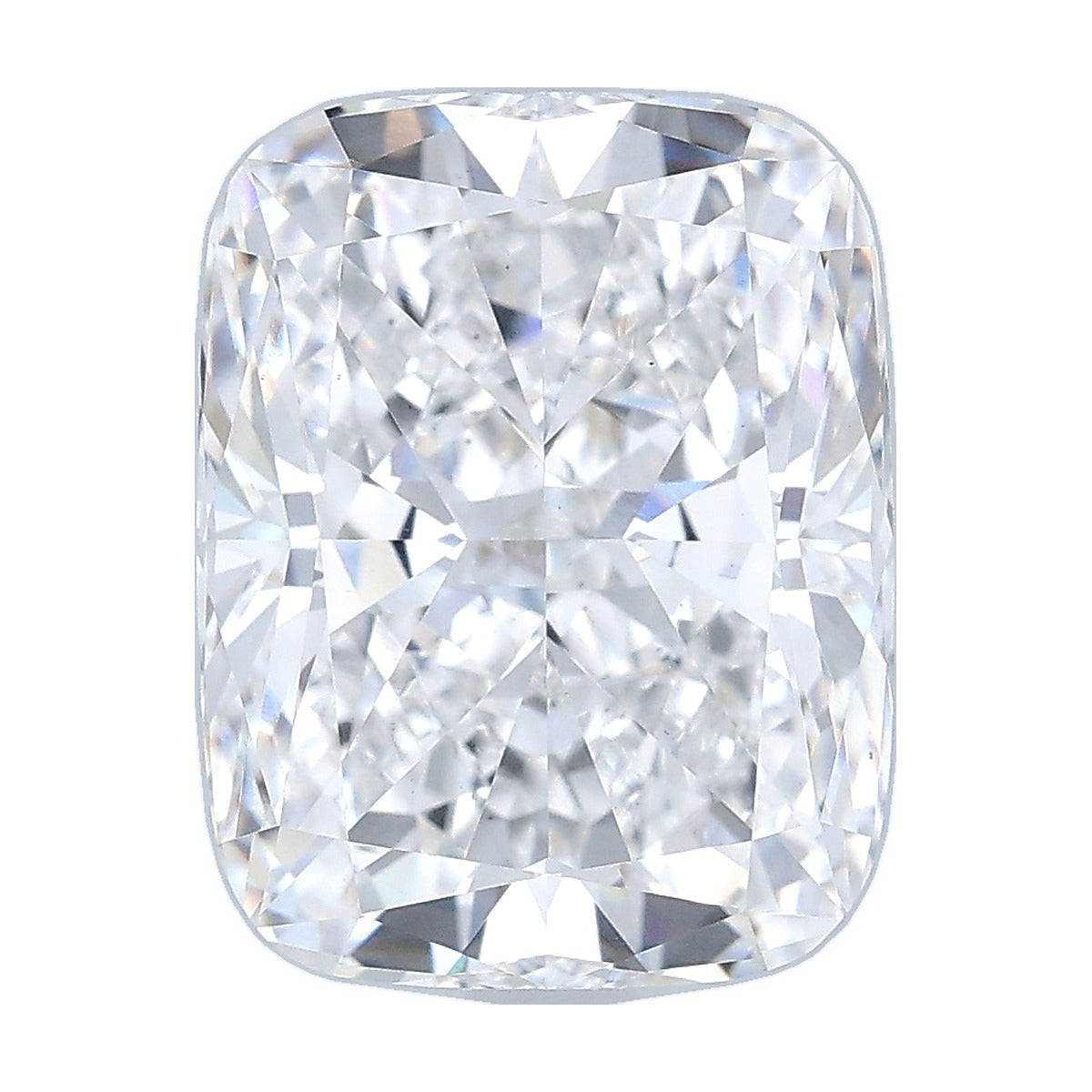4.56 ct elongated cushion lab-grown diamond, E color, VS1 clarity, IGI certified, still from its 360° video