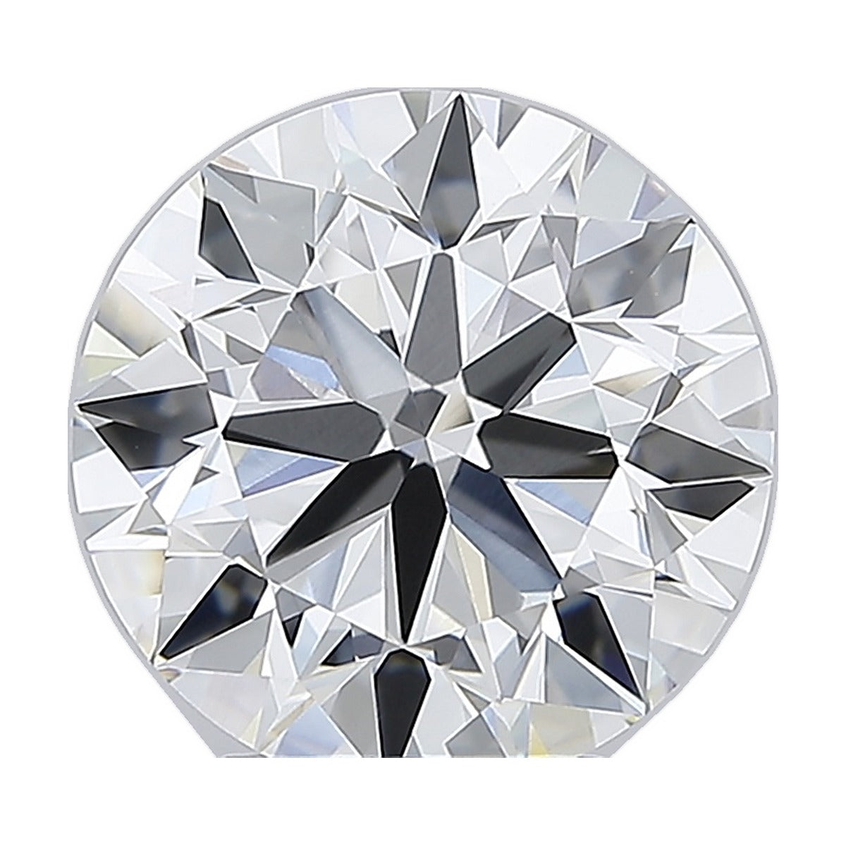 4.56 ct round lab-grown diamond, E color, VVS2 clarity, IGI certified, still from its 360° video