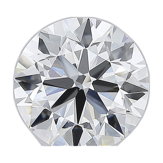4.56 ct round lab-grown diamond, E color, VVS2 clarity, IGI certified, still from its 360° video
