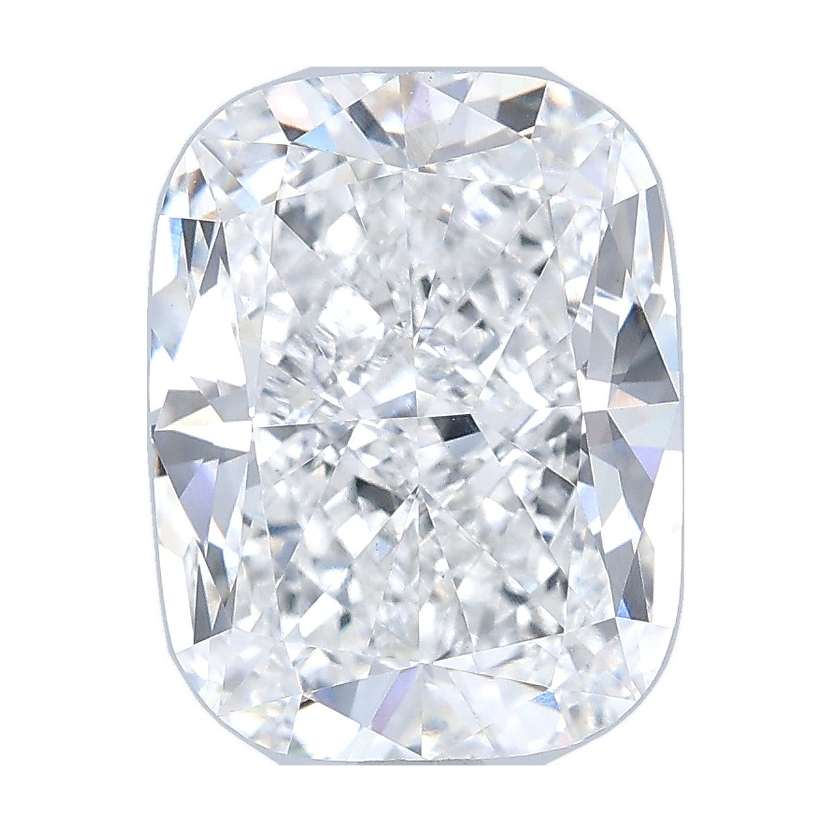 4.57 ct elongated cushion lab-grown diamond, F color, VS1 clarity, GIA certified, still from its 360° video