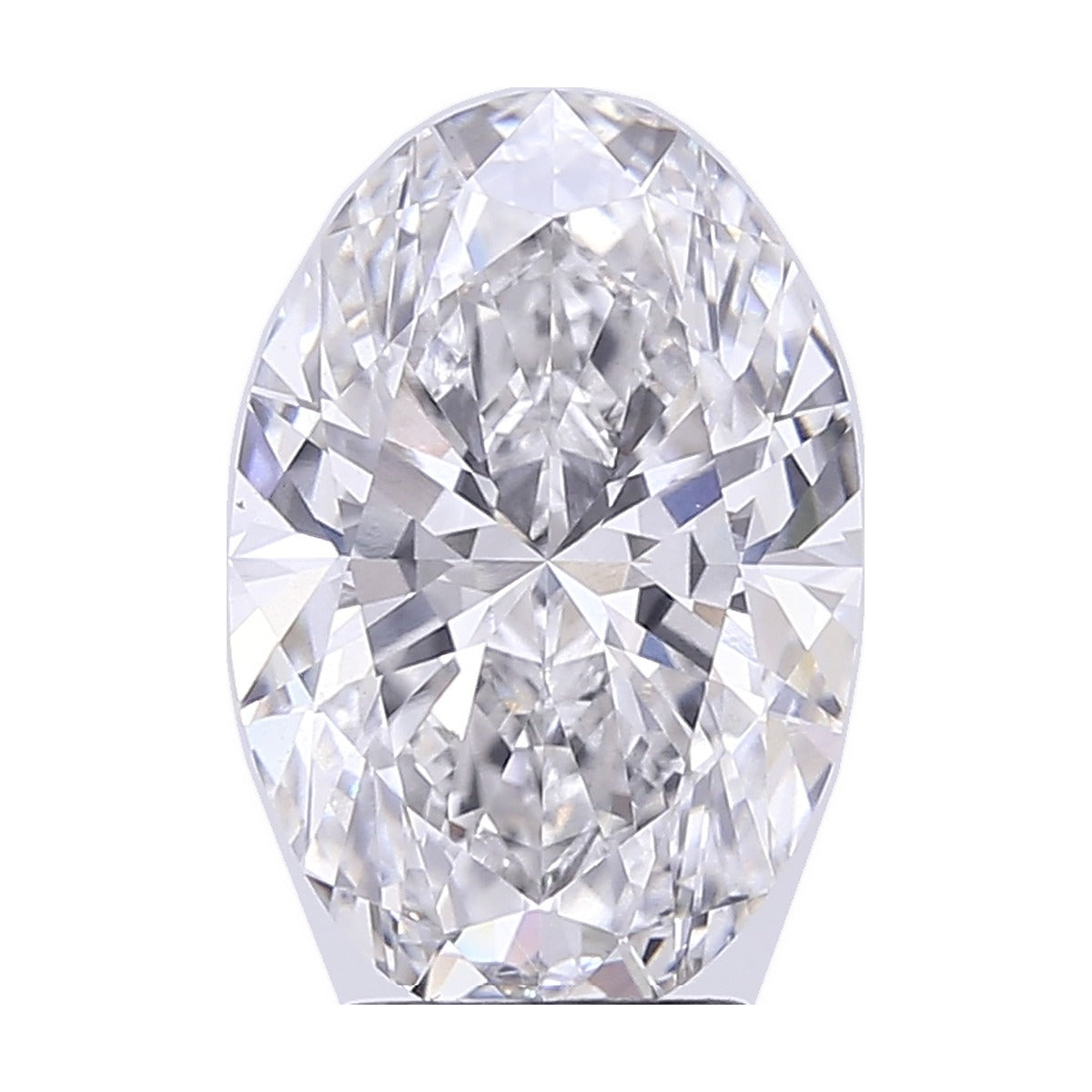 4.58 ct oval lab-grown diamond, F color, VS1 clarity, IGI certified, still from its 360° video