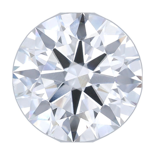 4.58 ct round lab-grown diamond, E color, VS1 clarity, GIA certified, still from its 360° video