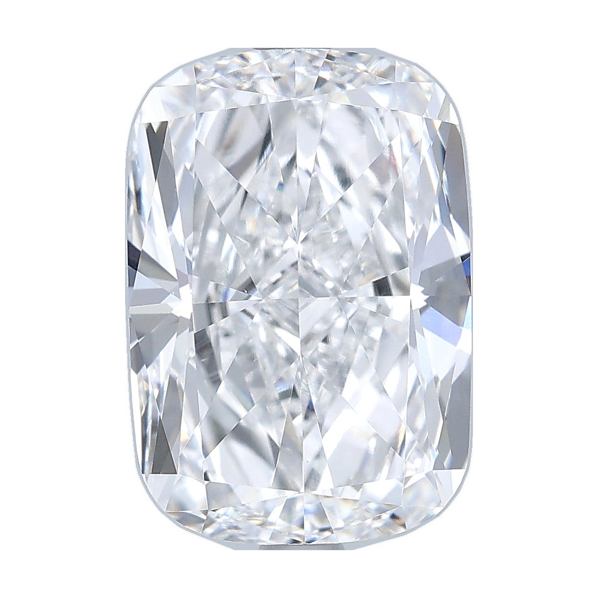 5.00 ct elongated cushion lab-grown diamond, E color, VVS1 clarity, GIA certified, still from its 360° video