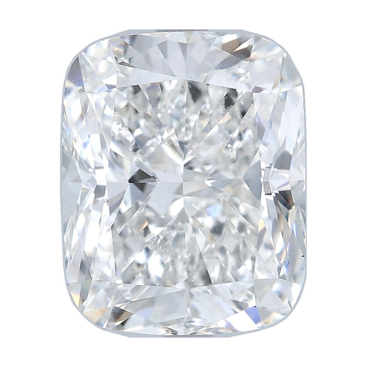 5.00 ct elongated cushion lab-grown diamond, F color, VS1 clarity, IGI certified, still from its 360° video