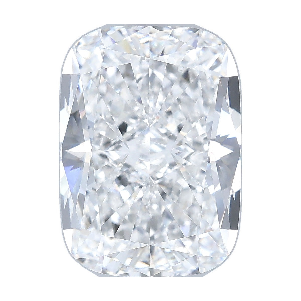 5.01 ct elongated cushion lab-grown diamond, D color, VVS2 clarity, IGI certified, still from its 360° video