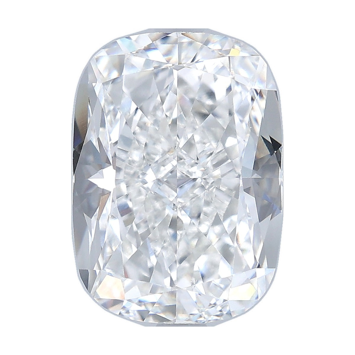 5.01 ct elongated cushion lab-grown diamond, E color, VVS1 clarity, IGI certified, still from its 360° video