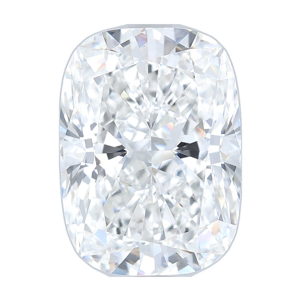 5.02 ct elongated cushion lab-grown diamond, F color, VS1 clarity, IGI certified, still from its 360° video