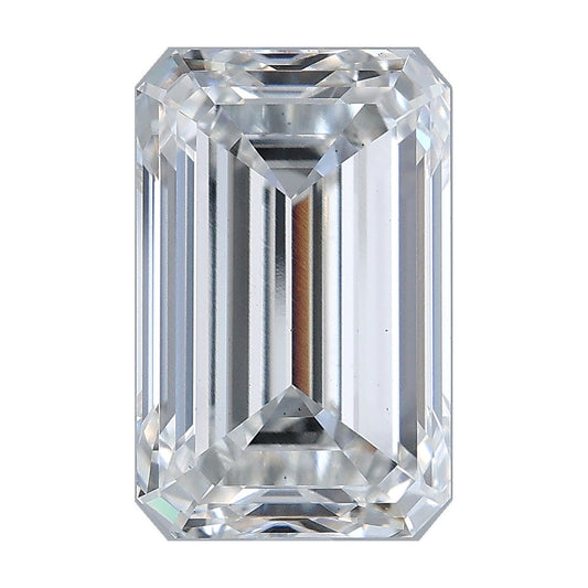 5.02 ct emerald lab-grown diamond, F color, VS2 clarity, IGI certified, still from its 360° video