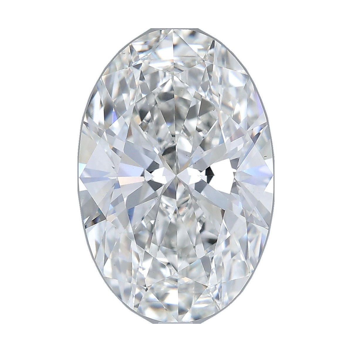 5.02 ct oval lab-grown diamond, F color, VS1 clarity, IGI certified, still from its 360° video