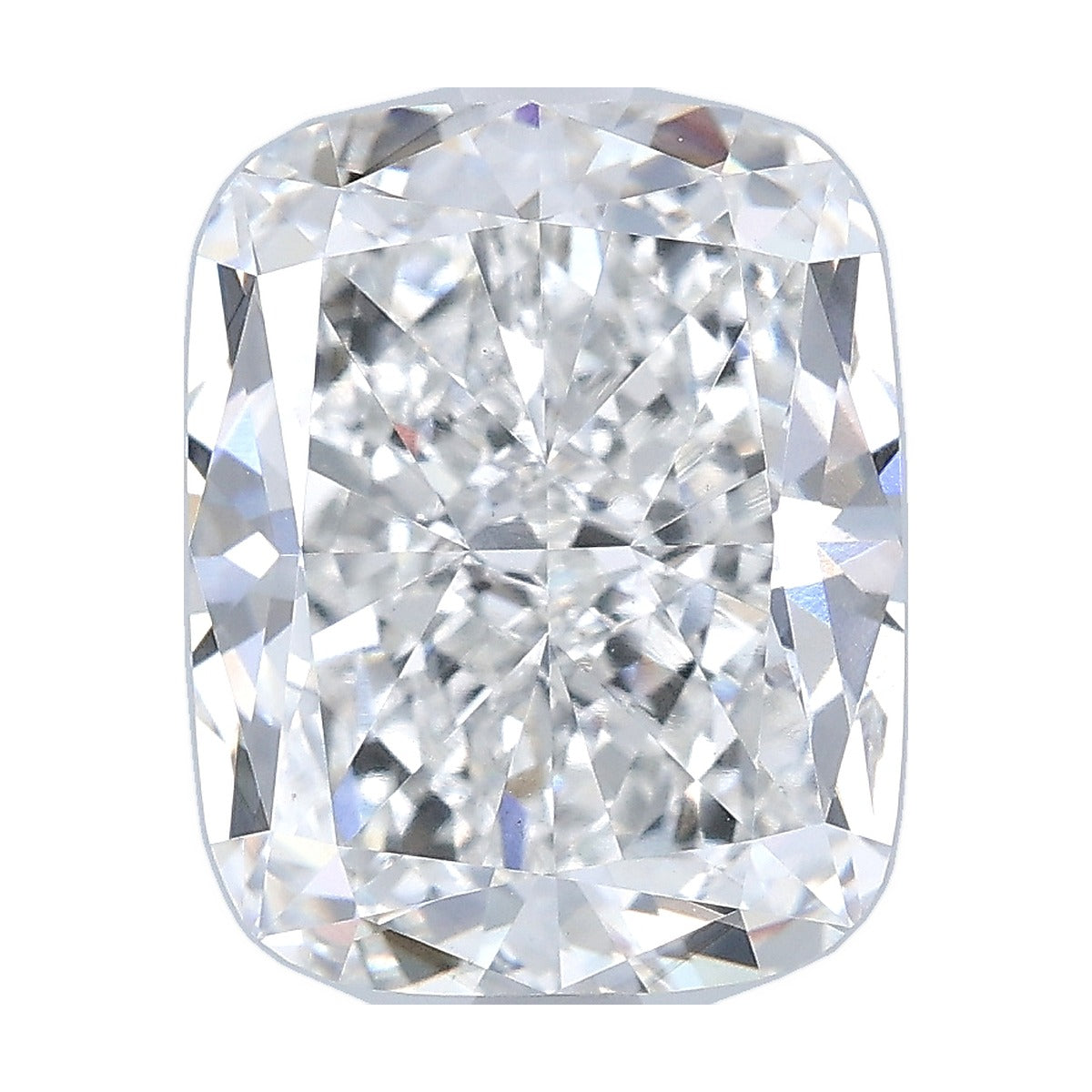 5.03 ct elongated cushion lab-grown diamond, F color, VS1 clarity, IGI certified, still from its 360° video