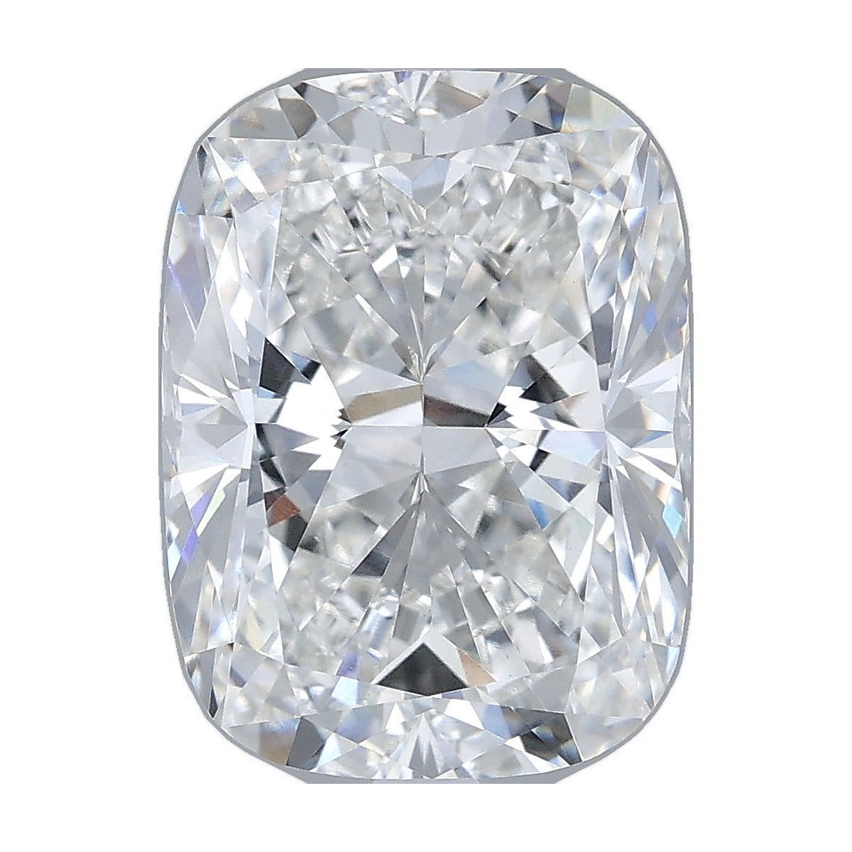 5.03 ct elongated cushion lab-grown diamond, F color, VVS2 clarity, IGI certified, still from its 360° video