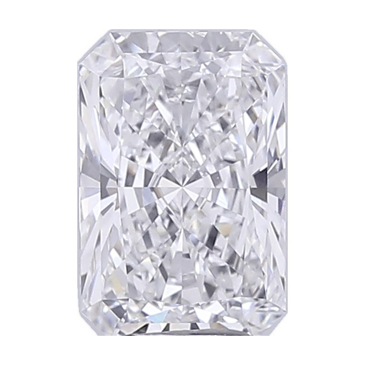 5.03 ct radiant lab-grown diamond, D color, VVS2 clarity, IGI certified, still from its 360° video