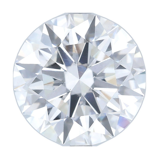 5.04 ct round lab-grown diamond, E color, VS1 clarity, IGI certified, still from its 360° video