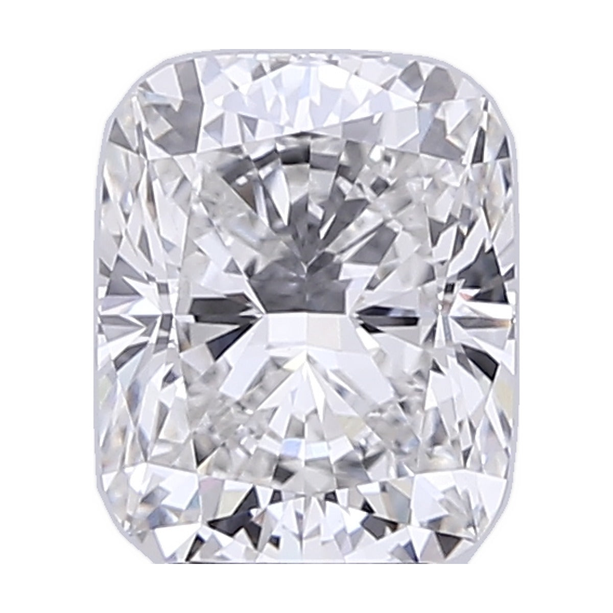 5.05 ct elongated cushion lab-grown diamond, F color, VVS2 clarity, IGI certified, still from its 360° video
