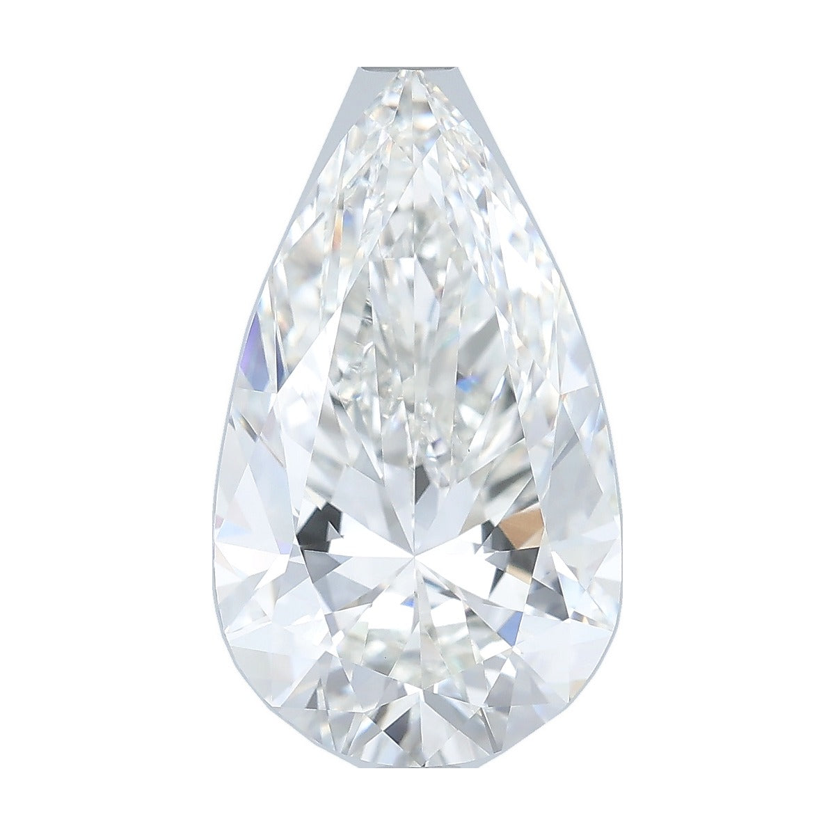 5.05 ct pear lab-grown diamond, G color, VVS2 clarity, IGI certified, still from its 360° video