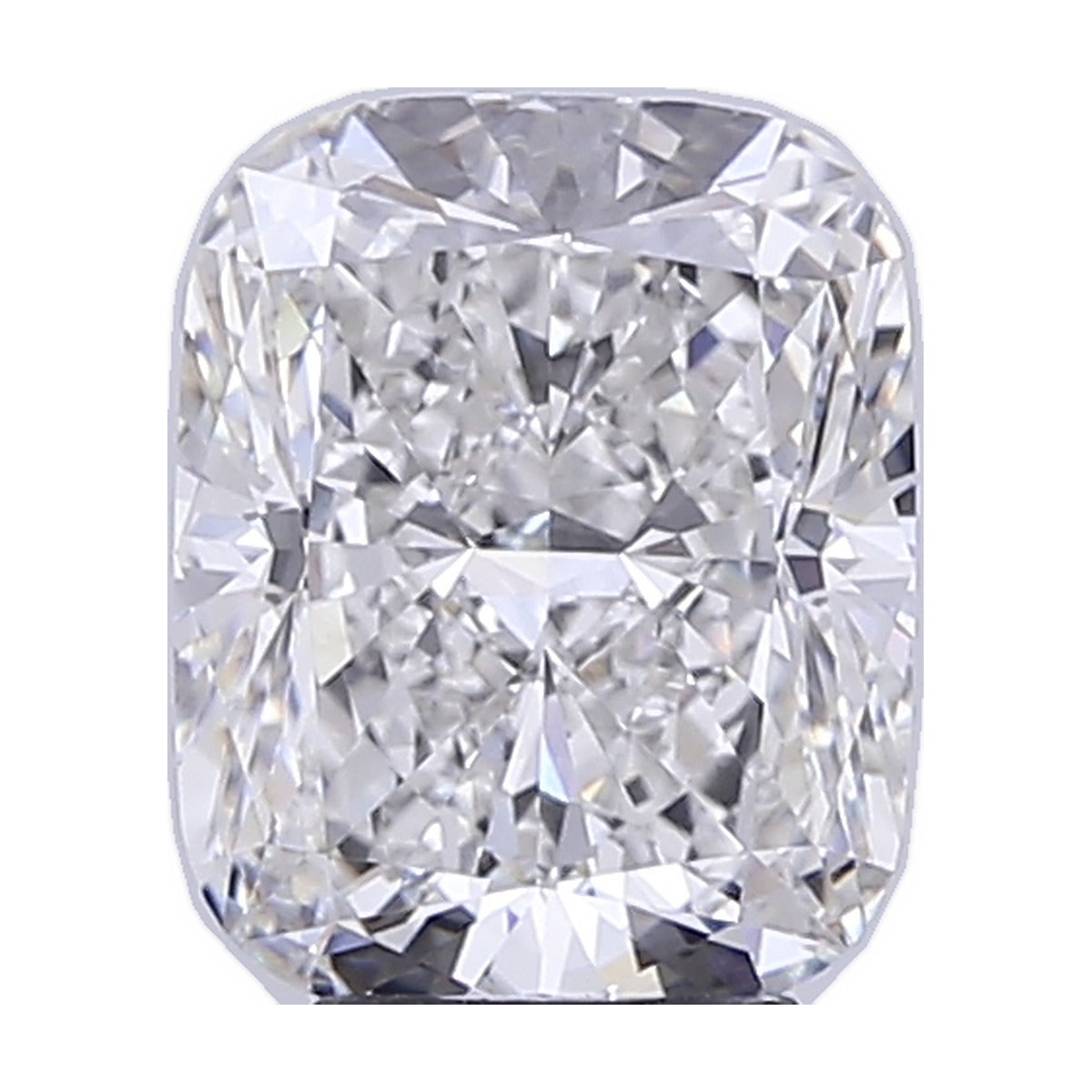 5.07 ct elongated cushion lab-grown diamond, F color, VVS2 clarity, IGI certified, still from its 360° video