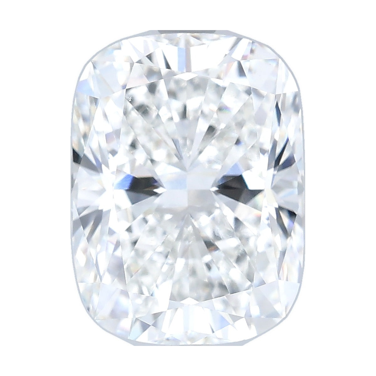 5.07 ct elongated cushion lab-grown diamond, F color, VVS2 clarity, IGI certified, still from its 360° video