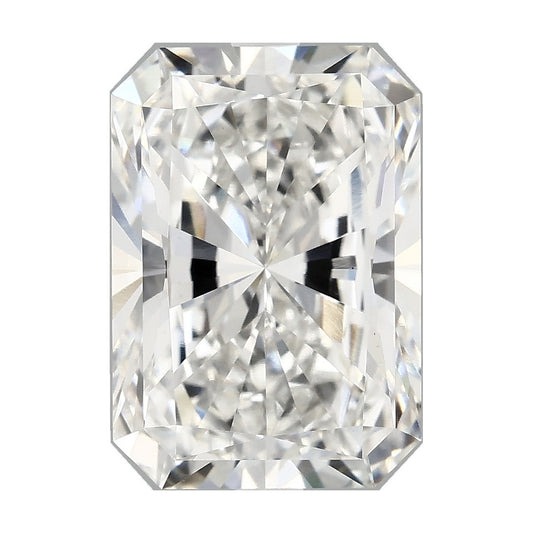 5.07 ct radiant lab-grown diamond, F color, VS1 clarity, IGI certified, still from its 360° video