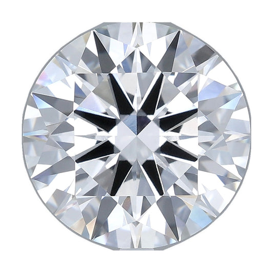 5.08 ct round lab-grown diamond, E color, VVS2 clarity, IGI certified, still from its 360° video