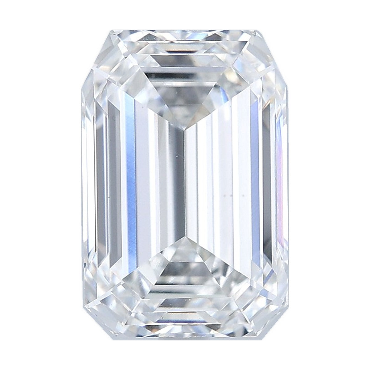 5.11 ct emerald lab-grown diamond, E color, VVS2 clarity, IGI certified, still from its 360° video