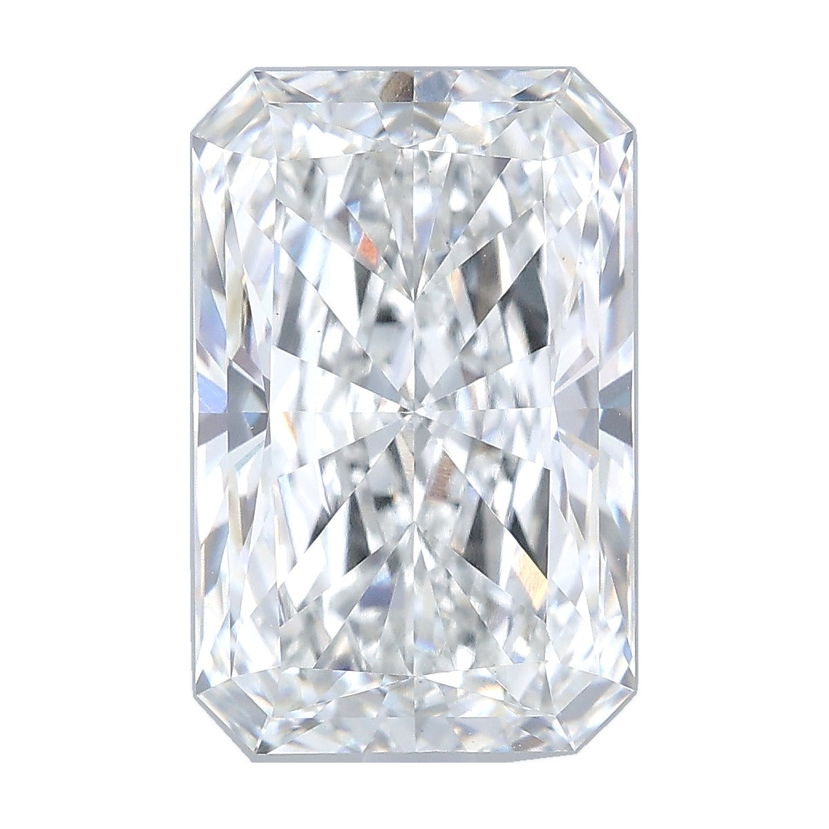 5.14 ct radiant lab-grown diamond, F color, VS1 clarity, IGI certified, still from its 360° video