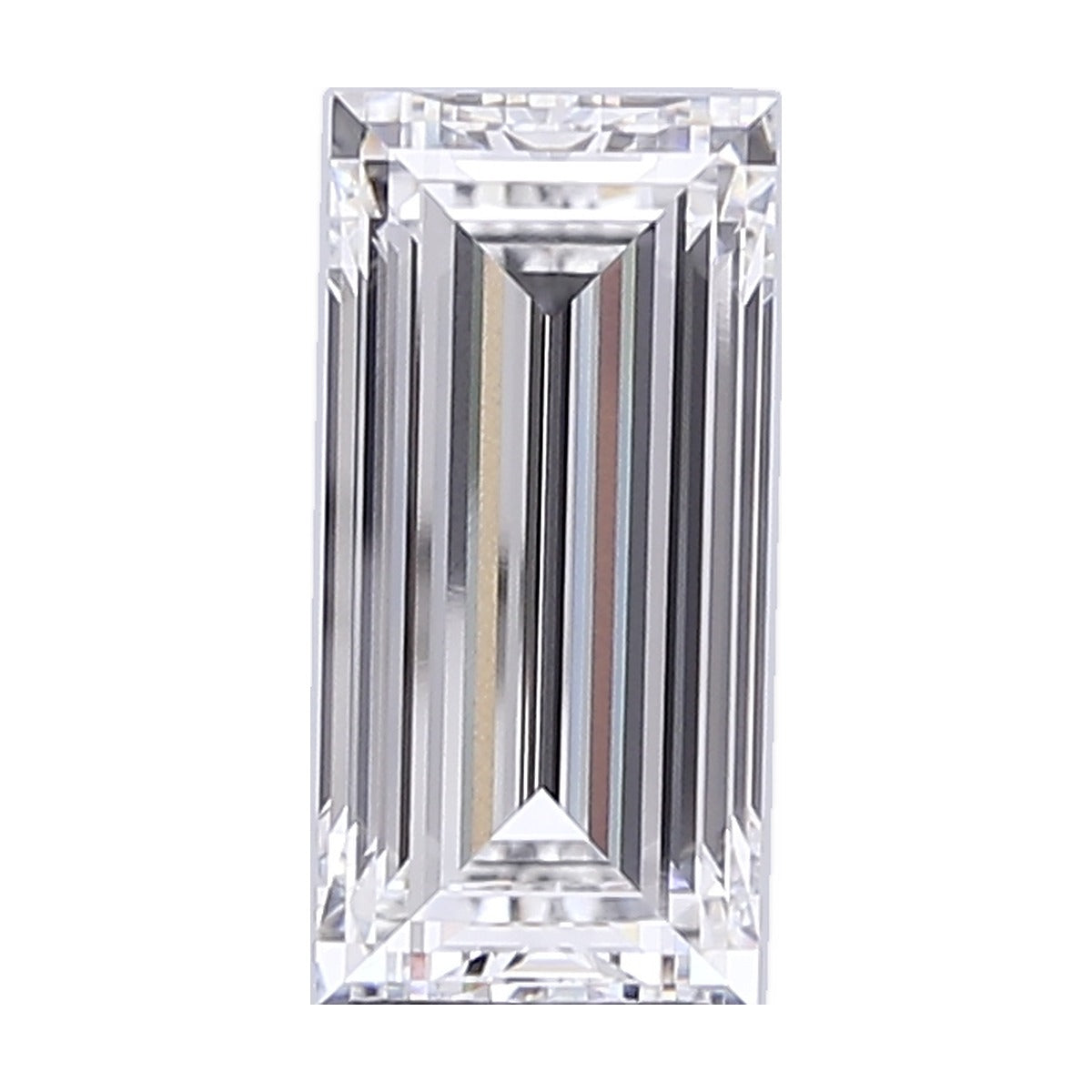 5.38 ct baguette lab-grown diamond, F color, VVS2 clarity, IGI certified, still from its 360° video