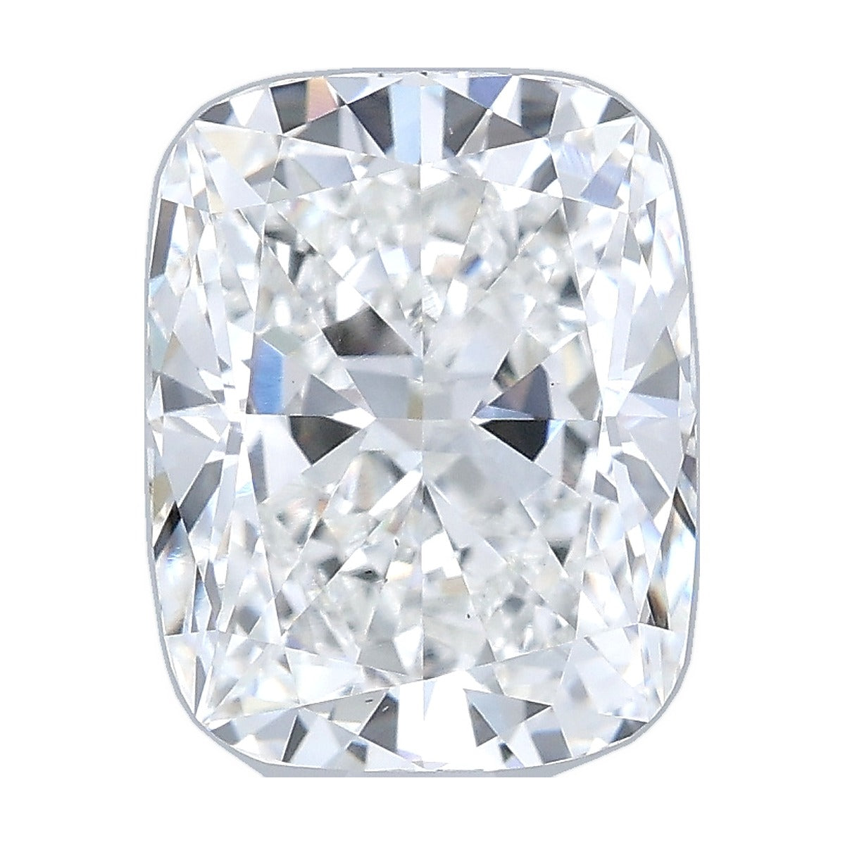 5.50 ct elongated cushion lab-grown diamond, F color, VS1 clarity, IGI certified, still from its 360° video