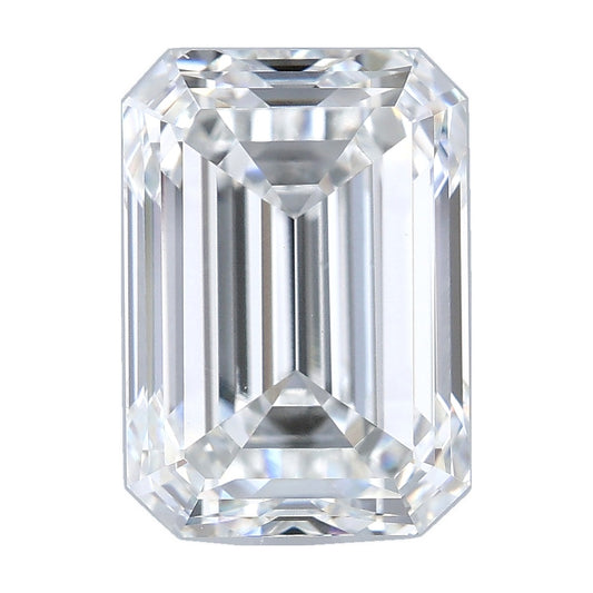 5.52 ct emerald lab-grown diamond, E color, VS2 clarity, IGI certified, still from its 360° video