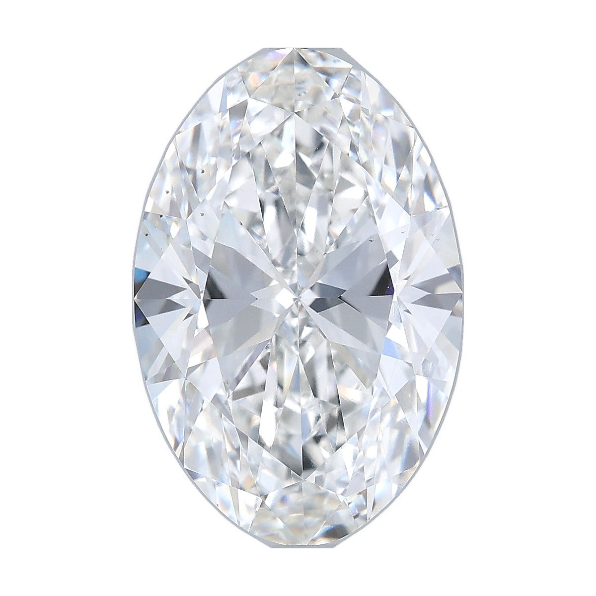 5.52 ct oval lab-grown diamond, F color, VS2 clarity, IGI certified, still from its 360° video