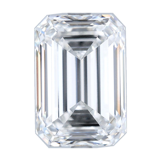 5.53 ct emerald lab-grown diamond, D color, VVS1 clarity, IGI certified, still from its 360° video
