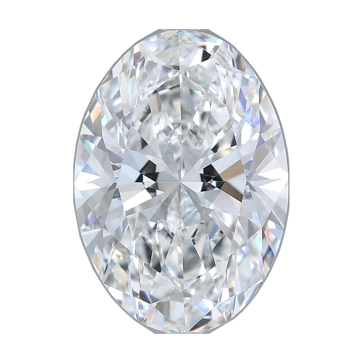 5.54 ct oval lab-grown diamond, E color, VVS2 clarity, IGI certified, still from its 360° video